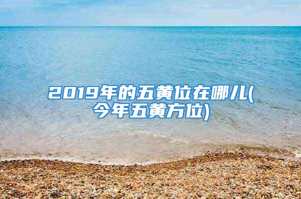 2019年的五黄位在哪儿(今年五黄方位)