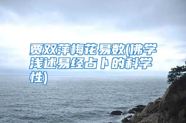 贾双萍梅花易数(佛学浅述易经占卜的科学性)