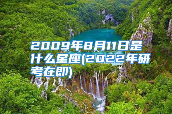 2009年8月11日是什么星座(2022年研考在即)