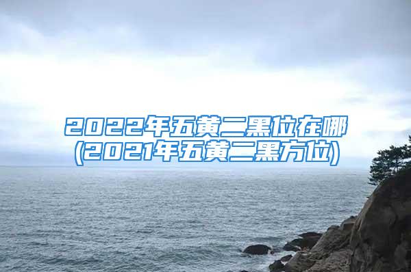 2022年五黄二黑位在哪(2021年五黄二黑方位)