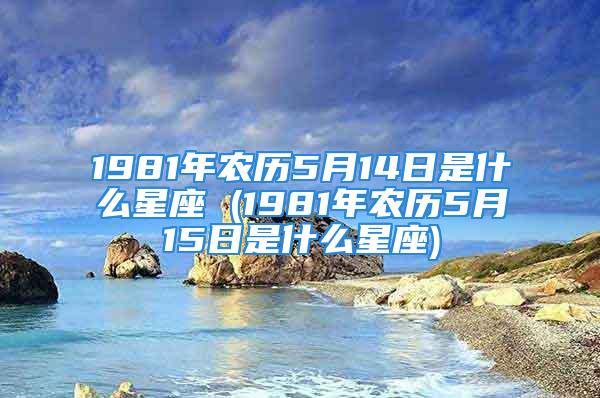 1981年农历5月14日是什么星座 (1981年农历5月15日是什么星座)