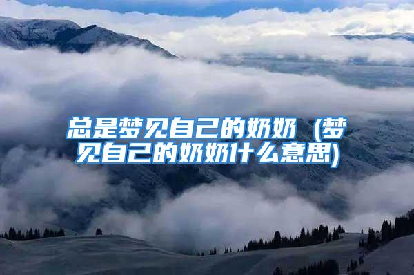 总是梦见自己的奶奶 (梦见自己的奶奶什么意思)