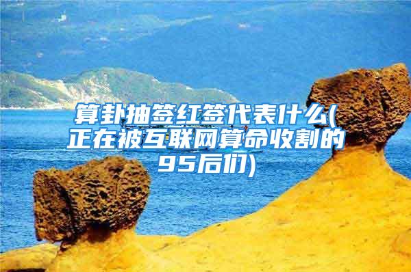 算卦抽签红签代表什么(正在被互联网算命收割的95后们)