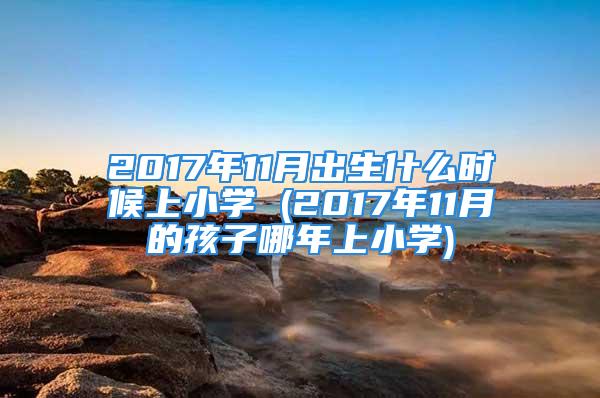 2017年11月出生什么时候上小学 (2017年11月的孩子哪年上小学)