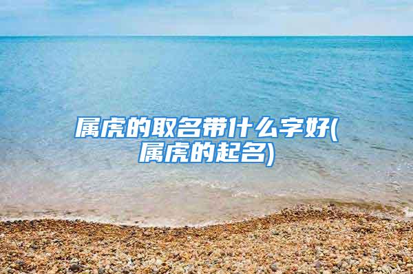 属虎的取名带什么字好(属虎的起名)