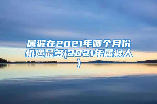 属猴在2021年哪个月份机遇最多(2021年属猴人)