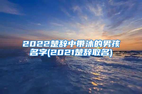 2022楚辞中带沐的男孩名字(2021楚辞取名)