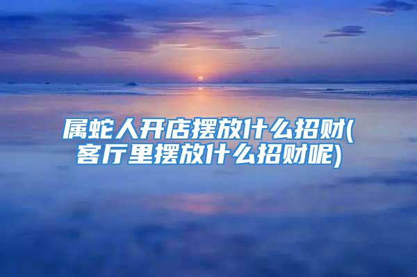 属蛇人开店摆放什么招财(客厅里摆放什么招财呢)