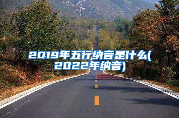 2019年五行纳音是什么(2022年纳音)