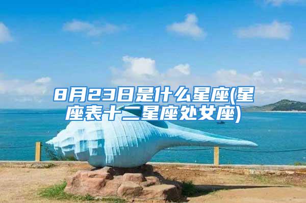 8月23日是什么星座(星座表十二星座处女座)