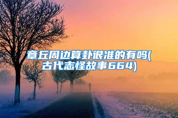 章丘周边算卦很准的有吗(古代志怪故事664)