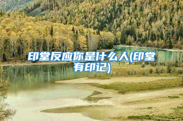 印堂反应你是什么人(印堂有印记)