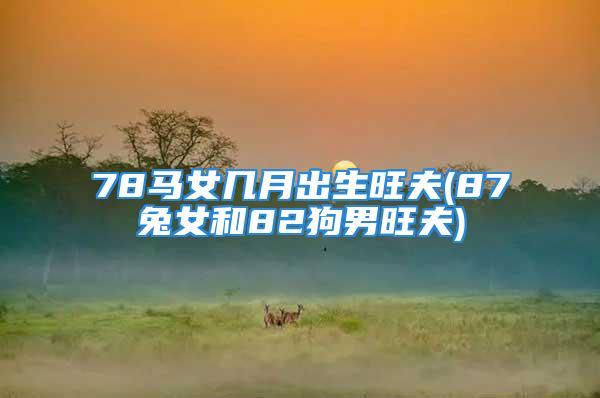 78马女几月出生旺夫(87兔女和82狗男旺夫)