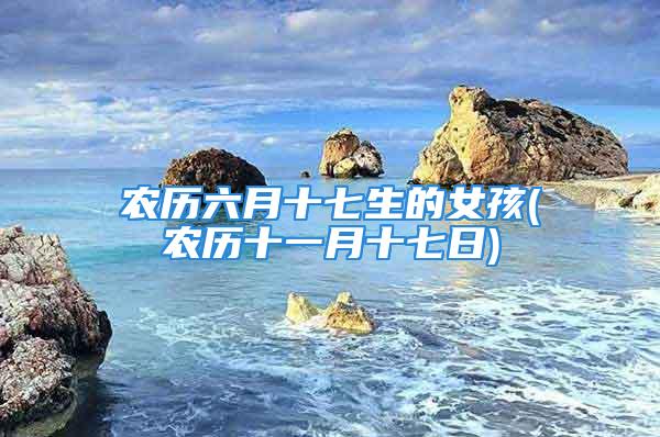 农历六月十七生的女孩(农历十一月十七日)
