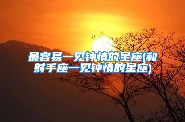 最容易一见钟情的星座(和射手座一见钟情的星座)