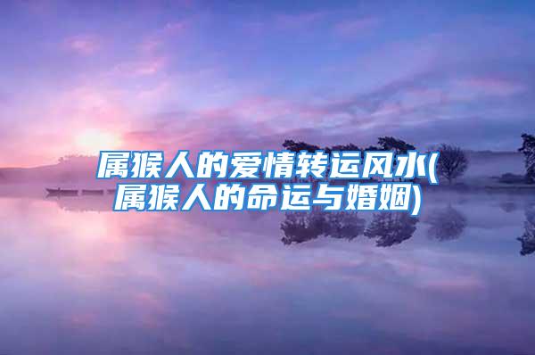 属猴人的爱情转运风水(属猴人的命运与婚姻)