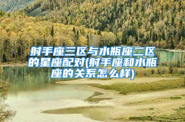 射手座三区与水瓶座二区的星座配对(射手座和水瓶座的关系怎么样)