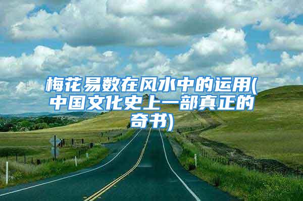 梅花易数在风水中的运用(中国文化史上一部真正的奇书)