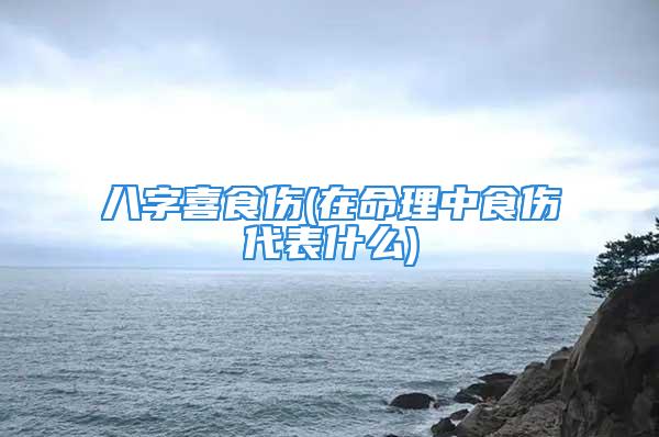 八字喜食伤(在命理中食伤代表什么)