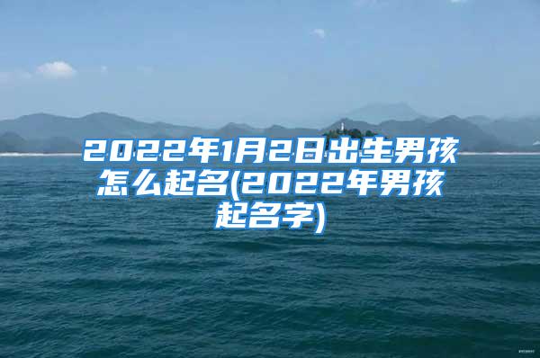 2022年1月2日出生男孩怎么起名(2022年男孩起名字)