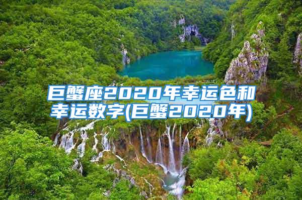 巨蟹座2020年幸运色和幸运数字(巨蟹2020年)