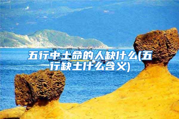 五行中土命的人缺什么(五行缺土什么含义)