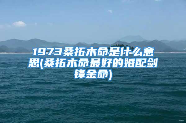 1973桑拓木命是什么意思(桑拓木命最好的婚配剑锋金命)