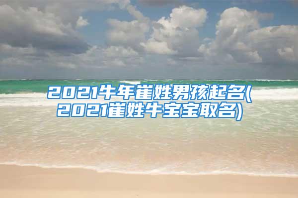 2021牛年崔姓男孩起名(2021崔姓牛宝宝取名)