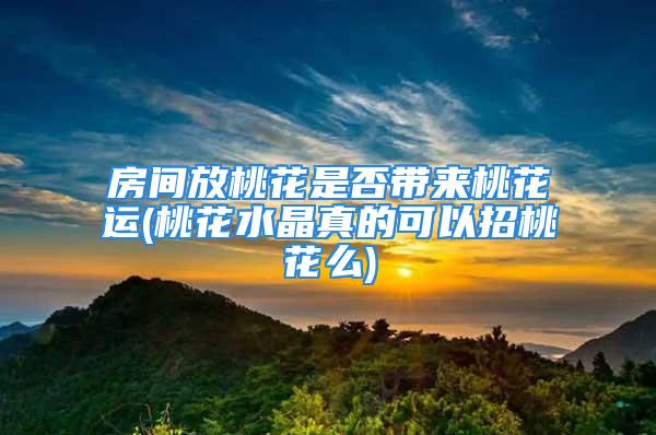 房间放桃花是否带来桃花运(桃花水晶真的可以招桃花么)