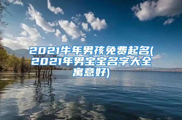 2021牛年男孩免费起名(2021年男宝宝名字大全寓意好)