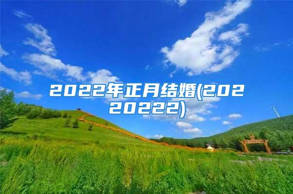 2022年正月结婚(20220222)