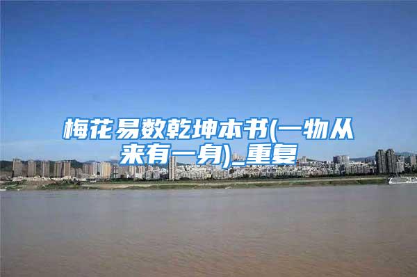 梅花易数乾坤本书(一物从来有一身)_重复