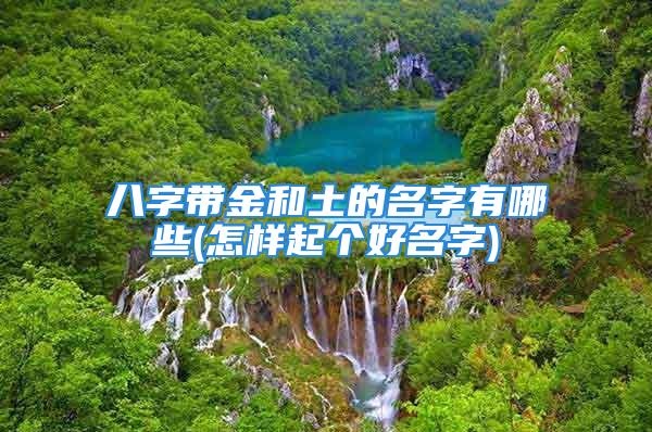 八字带金和土的名字有哪些(怎样起个好名字)