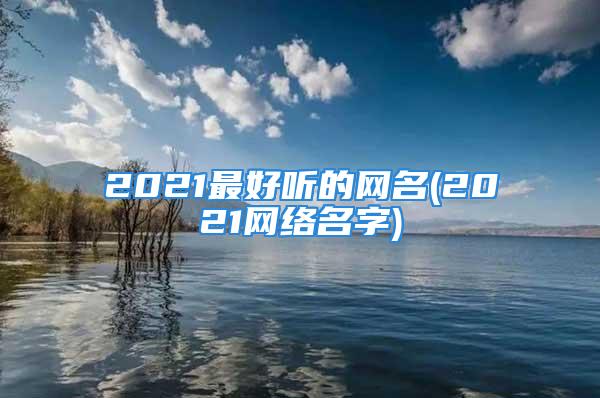 2021最好听的网名(2021网络名字)