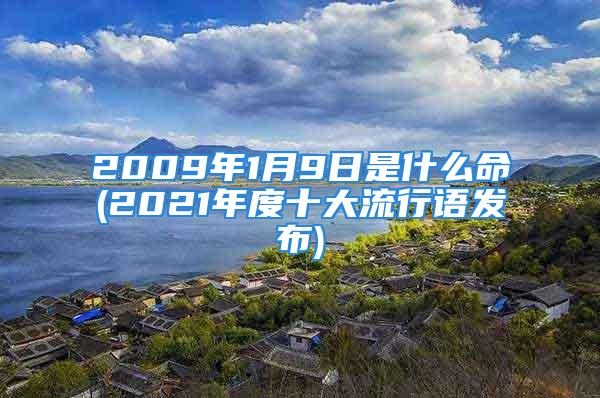 2009年1月9日是什么命(2021年度十大流行语发布)