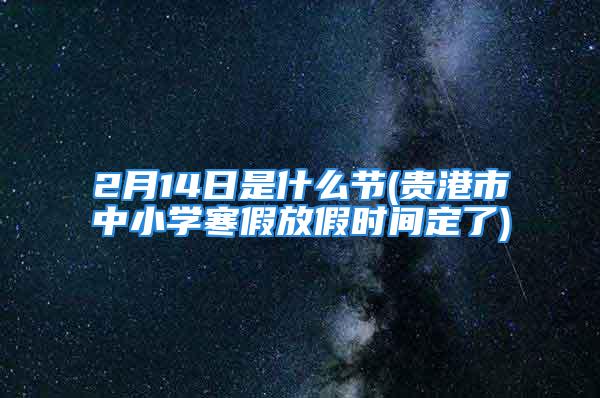 2月14日是什么节(贵港市中小学寒假放假时间定了)
