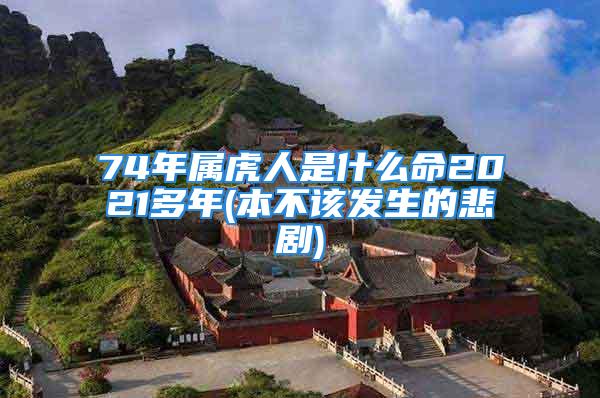 74年属虎人是什么命2021多年(本不该发生的悲剧)