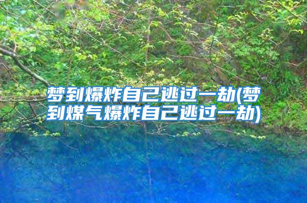 梦到爆炸自己逃过一劫(梦到煤气爆炸自己逃过一劫)