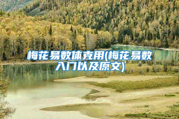 梅花易数体克用(梅花易数入门以及原文)