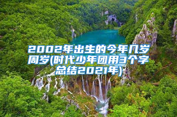 2002年出生的今年几岁周岁(时代少年团用3个字总结2021年)