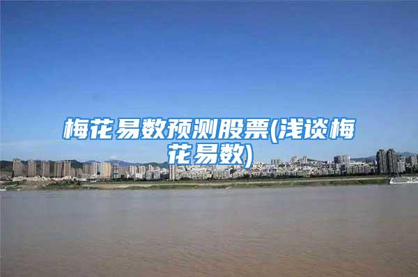梅花易数预测股票(浅谈梅花易数)