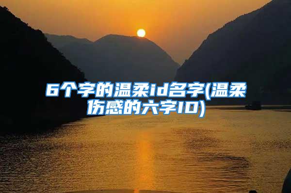 6个字的温柔id名字(温柔伤感的六字ID)