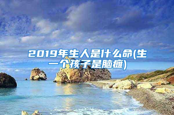 2019年生人是什么命(生一个孩子是脑瘫)