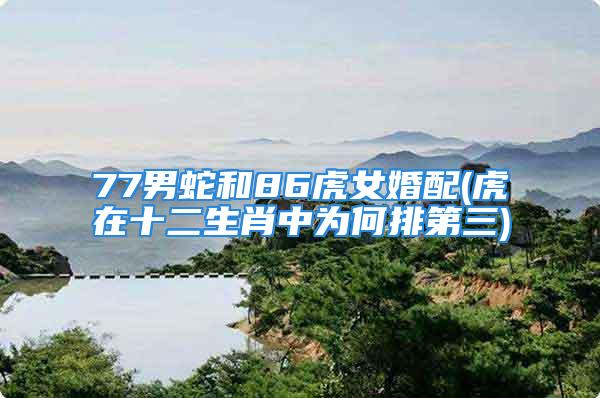77男蛇和86虎女婚配(虎在十二生肖中为何排第三)