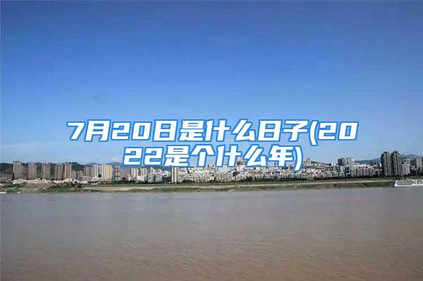 7月20日是什么日子(2022是个什么年)