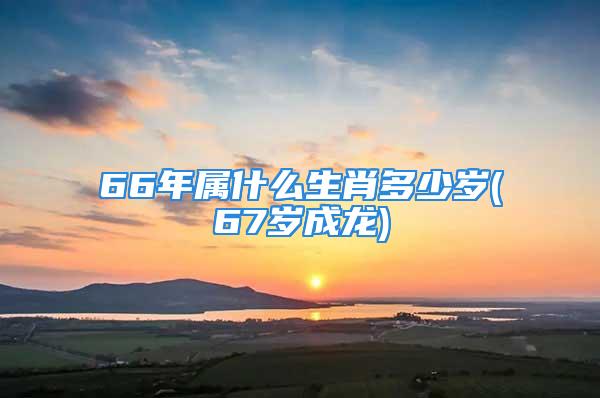 66年属什么生肖多少岁(67岁成龙)