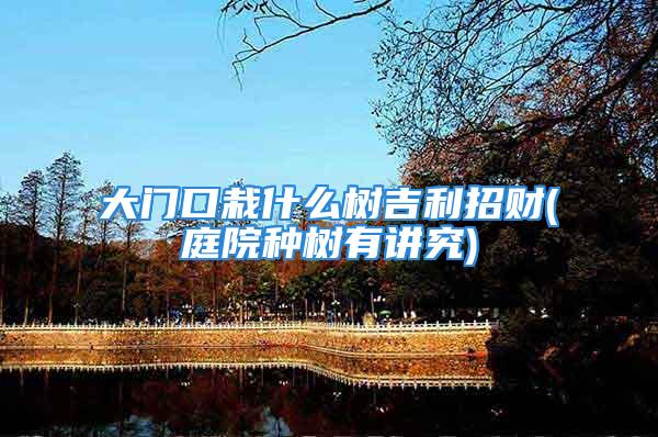 大门口栽什么树吉利招财(庭院种树有讲究)