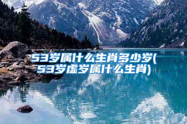 53岁属什么生肖多少岁(53岁虚岁属什么生肖)