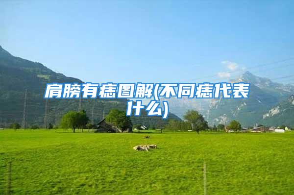 肩膀有痣图解(不同痣代表什么)