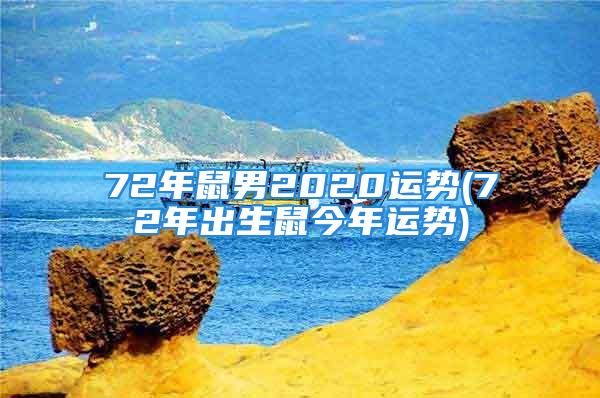 72年鼠男2020运势(72年出生鼠今年运势)